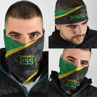 Tanzania 255 Neck Gaiter African Mix Pattern Flag Motif - Wonder Print Shop