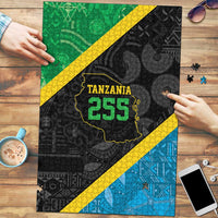 Tanzania 255 Puzzle African Mix Pattern Flag Motif - Wonder Print Shop