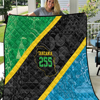 Tanzania 255 Quilt African Mix Pattern Flag Motif - Wonder Print Shop