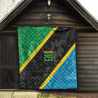 Tanzania 255 Quilt African Mix Pattern Flag Motif - Wonder Print Shop