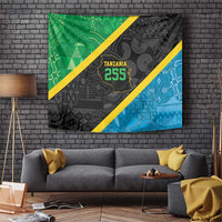 Tanzania 255 Tapestry African Mix Pattern Flag Motif - Wonder Print Shop