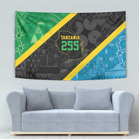 Tanzania 255 Tapestry African Mix Pattern Flag Motif - Wonder Print Shop