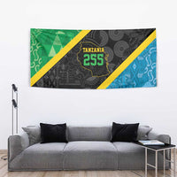 Tanzania 255 Tapestry African Mix Pattern Flag Motif - Wonder Print Shop