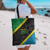 Tanzania 255 Tote Bag African Mix Pattern Flag Motif - Wonder Print Shop