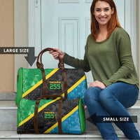 Tanzania 255 Travel Bag African Mix Pattern Flag Motif - Wonder Print Shop