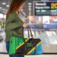 Tanzania 255 Travel Bag African Mix Pattern Flag Motif - Wonder Print Shop