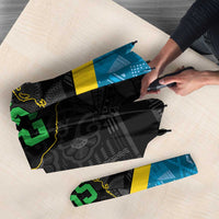 Tanzania 255 Umbrella African Mix Pattern Flag Motif - Wonder Print Shop