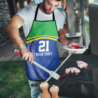 Tanzania Cricket Custom Apron The Cows Tanzania Pattern - Wonder Print Shop