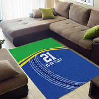 Tanzania Cricket Custom Area Rug The Cows Tanzania Pattern - Wonder Print Shop