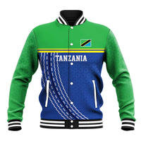 Tanzania Cricket Custom Baseball Jacket The Cows Tanzania Pattern - Wonder Print Shop