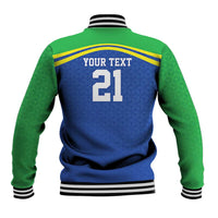 Tanzania Cricket Custom Baseball Jacket The Cows Tanzania Pattern - Wonder Print Shop