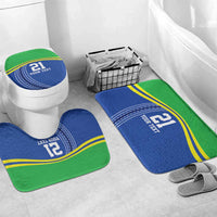 Tanzania Cricket Custom Bathroom Set The Cows Tanzania Pattern - Wonder Print Shop