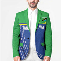 Tanzania Cricket Custom Blazer The Cows Tanzania Pattern - Wonder Print Shop