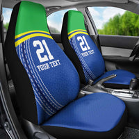 Tanzania Cricket Custom Car Seat Cover The Cows Tanzania Pattern - Wonder Print Shop