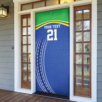 Tanzania Cricket Custom Door Cover The Cows Tanzania Pattern - Wonder Print Shop