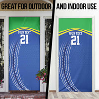 Tanzania Cricket Custom Door Cover The Cows Tanzania Pattern - Wonder Print Shop