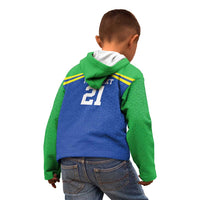 Tanzania Cricket Custom Kid Hoodie The Cows Tanzania Pattern - Wonder Print Shop