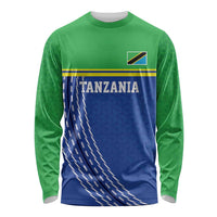 Tanzania Cricket Custom Long Sleeve Shirt The Cows Tanzania Pattern - Wonder Print Shop