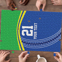 Tanzania Cricket Custom Puzzle The Cows Tanzania Pattern - Wonder Print Shop