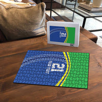 Tanzania Cricket Custom Puzzle The Cows Tanzania Pattern - Wonder Print Shop