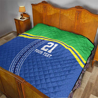 Tanzania Cricket Custom Quilt The Cows Tanzania Pattern - Wonder Print Shop