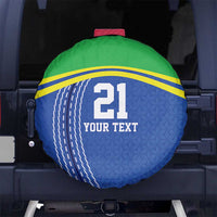 Tanzania Cricket Custom Spare Tire Cover The Cows Tanzania Pattern - Wonder Print Shop