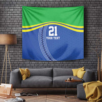 Tanzania Cricket Custom Tapestry The Cows Tanzania Pattern - Wonder Print Shop