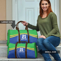 Tanzania Cricket Custom Travel Bag The Cows Tanzania Pattern - Wonder Print Shop