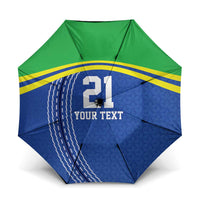 Tanzania Cricket Custom Umbrella The Cows Tanzania Pattern - Wonder Print Shop