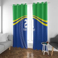 Tanzania Cricket Custom Window Curtain The Cows Tanzania Pattern - Wonder Print Shop
