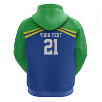 Tanzania Cricket Custom Zip Hoodie The Cows Tanzania Pattern - Wonder Print Shop