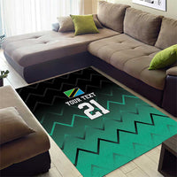 Tanzania Football Custom Area Rug Retro 2023-24 Tanzania History - Wonder Print Shop