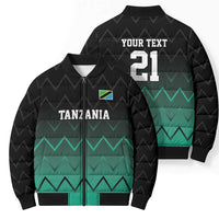 Tanzania Football Custom Bomber Puffer Jacket Retro 2023-24 Tanzania History - Wonder Print Shop