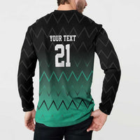 Tanzania Football Custom Button Sweatshirt Retro 2023-24 Tanzania History - Wonder Print Shop