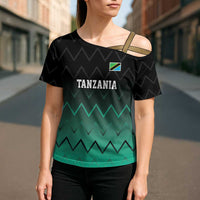 Tanzania Football Custom Cross Shoulder Shirt Retro 2023-24 Tanzania History - Wonder Print Shop