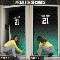 Tanzania Football Custom Door Cover Retro 2023-24 Tanzania History - Wonder Print Shop