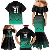 Tanzania Football Custom Family Matching Mermaid Dress and Hawaiian Shirt Retro 2023-24 Tanzania History - Wonder Print Shop