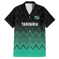Tanzania Football Custom Family Matching Off Shoulder Short Dress and Hawaiian Shirt Retro 2023-24 Tanzania History - Wonder Print Shop