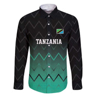 Tanzania Football Custom Family Matching Short Sleeve Bodycon Dress and Hawaiian Shirt Retro 2023-24 Tanzania History - Wonder Print Shop