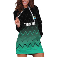 Tanzania Football Custom Hoodie Dress Retro 2023-24 Tanzania History - Wonder Print Shop