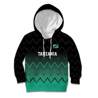 Tanzania Football Custom Kid Hoodie Retro 2023-24 Tanzania History - Wonder Print Shop