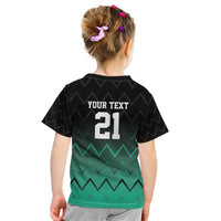 Tanzania Football Custom Kid T Shirt Retro 2023-24 Tanzania History - Wonder Print Shop