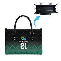 Tanzania Football Custom Leather Bag Retro 2023-24 Tanzania History - Wonder Print Shop