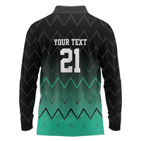 Tanzania Football Custom Long Sleeve Polo Shirt Retro 2023-24 Tanzania History - Wonder Print Shop