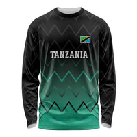 Tanzania Football Custom Long Sleeve Shirt Retro 2023-24 Tanzania History - Wonder Print Shop