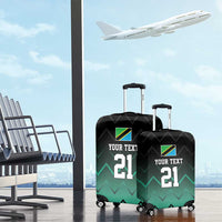 Tanzania Football Custom Luggage Cover Retro 2023-24 Tanzania History - Wonder Print Shop