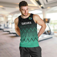 Tanzania Football Custom Men Tank Top Retro 2023-24 Tanzania History - Wonder Print Shop