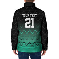 Tanzania Football Custom Padded Jacket Retro 2023-24 Tanzania History - Wonder Print Shop