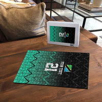 Tanzania Football Custom Puzzle Retro 2023-24 Tanzania History - Wonder Print Shop