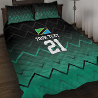 Tanzania Football Custom Quilt Bed Set Retro 2023-24 Tanzania History - Wonder Print Shop